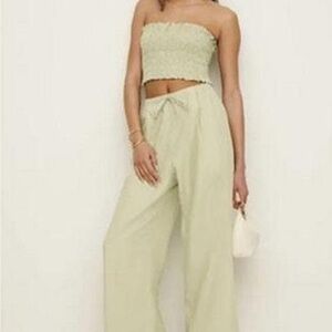 Reformation Olina Linen Pants